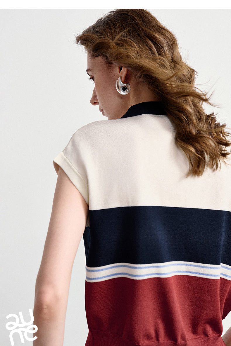 Nautical Ice Silk Polo